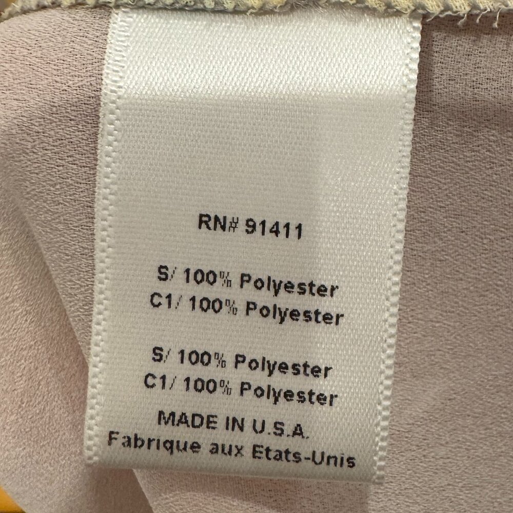 Clover Canyon Printed Sleeveless Split Back Top, XSmall - Picture 8 of 8